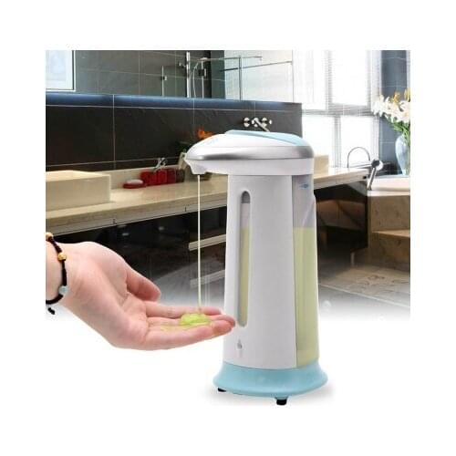 400ml Touchless Soap Dispenser ABS Automatic Liquid Soap Dispenser Kitchen Bathroom Infrared Liquid Soap Container