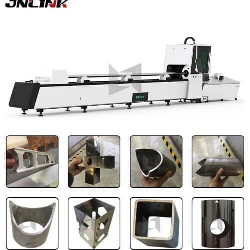 Price 500W 1000W Stainless steel silver metal tube pipe CNC fiber laser cutting machine