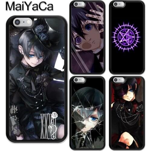 Anime Black Butler Ciel Phantomhive Case For iPhone 12 Pro Max 12 mini 11 Pro Max XS X XR 6S 7 8 Plus SE 2020 Back Cover