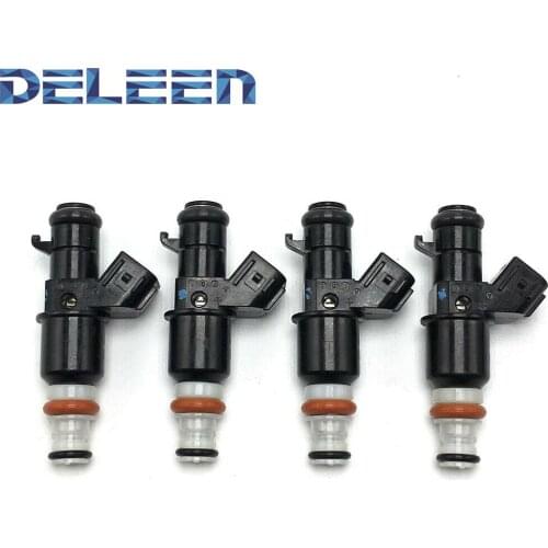 Deleen 4x High impedance Fuel Injector FJ484 / 16450-RAA-A01 (T) For Honda Car Accessories