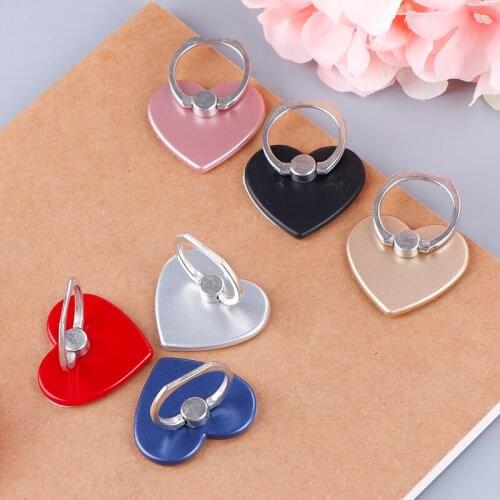 360 degree Love Heart Phone Holder Degree Holder For Phone Ring Handset Bracket For Desktop Tablet For Samsung Huawei Xiaomi