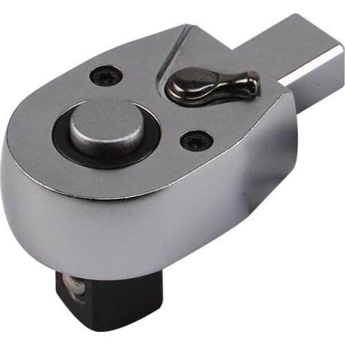 1/2" 3/8" 1/4" Drive Head Torque Wrench Accessory Part with Quick Release Button Reverse for Multifunctional Repair