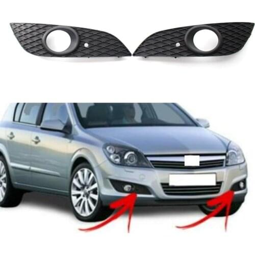 For VAUXHALL ASTRA H 2007-2012 Front Bumper Lower Grill Fog Light Grille Holer Left Right Pair