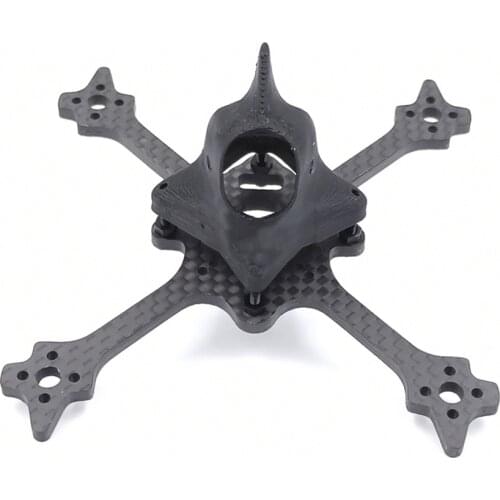 JMT Eyas100 65MM 3K Carbon Fiber Toothpick Frame Kit with 3D Print 19MM / 14mm Camera Canopy for DIY RC Drone FPV Racing