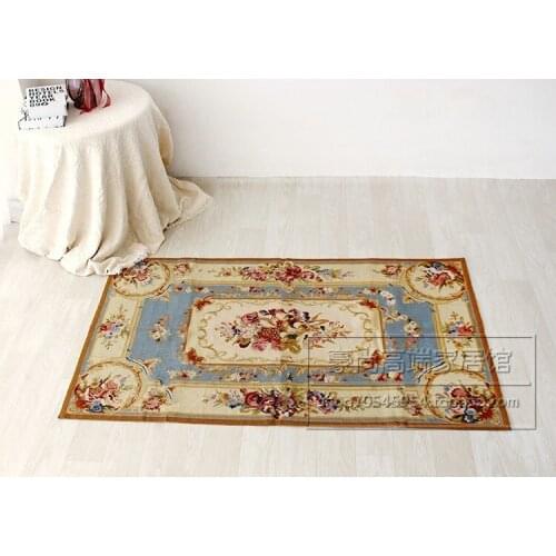 Dynasty Suddenly Manor Collection Product Hand Embroidery Woolwork Carpet Tapestry Full Wool Hanging Bedside Blanket Blanket