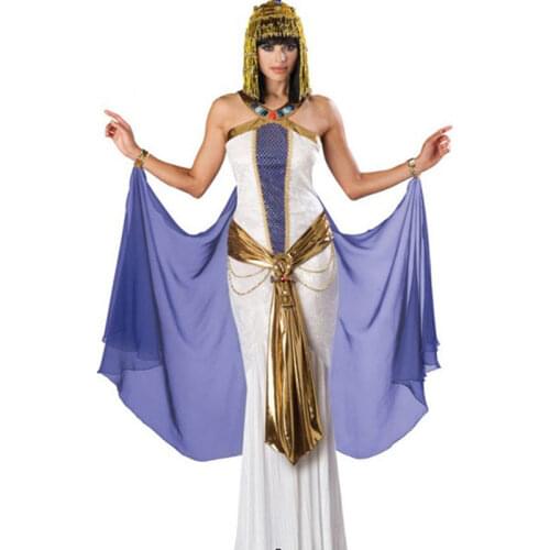 Egyptian goddess beautiful Queen of the Nile Cleopatra costume Womens royal Halloween fancy dress halloween&carnival costume