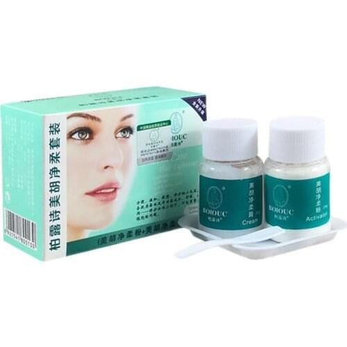 Hair Bleaching Cream Mustach Removal Dark Hair Whitening Women Mustache Remove Eye Brow Bleach Fast Permanent