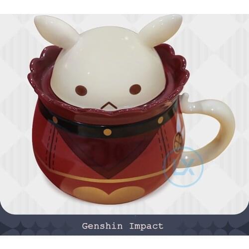 Game Genshin Impact Klee Mug Cup Cosplay Props Anime Accessories Project DIY Bomb Coffee Cup Gouba Pot Halloween Gift For Kids
