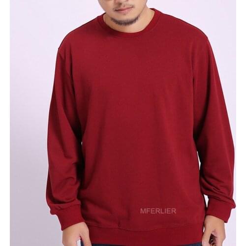 MFERLIER Plus size hoodie men Bust 145cm long sleeve Loose men hoodies