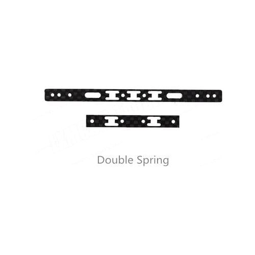 Tamiya 4WD Self-made Learning Parts Accessories Extended Gasket Carbon Fiber Double Springs Front And Rear Roller Setting Stay