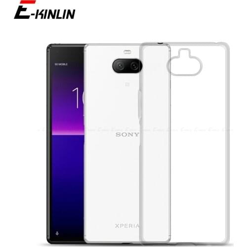 Transparent Ultra Slim Clear Silicone Case For Sony Xperia 8 Lite Back Soft TPU Protection Cover