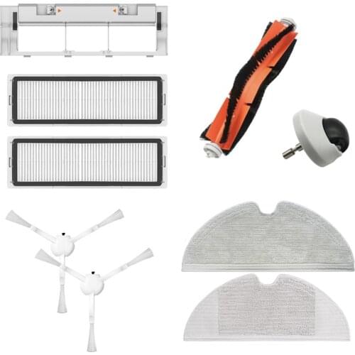 Mi Robot Vacuum-Mop , Model : For Xiaomi Mijia 1C / SKV4093GL / STYTJ01ZHM , Vacuum Cleaner Main Side Brush Filter Rag Wheel