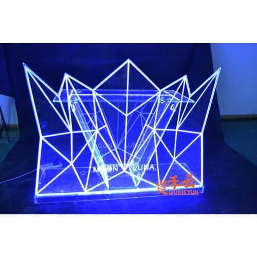 European Style Certification CE ROHS Outdoor 16 Colors Change Led Furniture Stool Set with Remote Controller L120*W55*H120cm