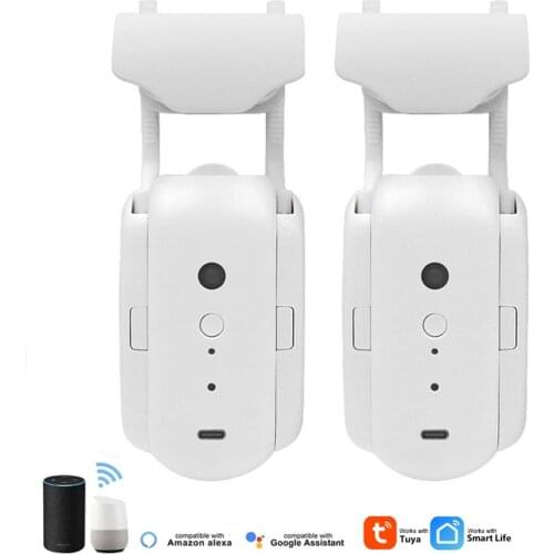 Tuya Smart Curtains Switch Robot Bluetooth-compatible Electric Curtain Motor Smart Life APP Control Work With Alexa Google Home