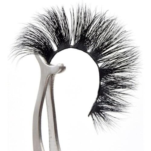 Visofree Mink Lashes Thick Criss-crossed Rounded False Eyelashes Hand Made 3D Mink Eyelashes Cruelty-free Lashes Makeup 04E