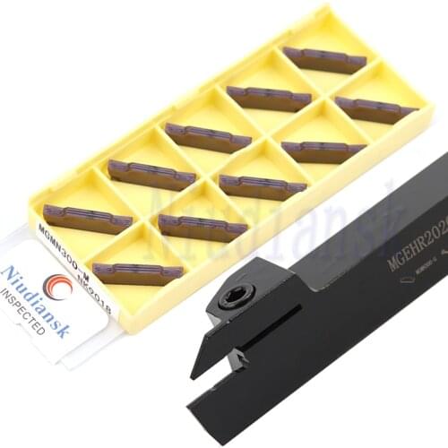 1pc MGEHR2020 MGEHL2020 Grooving Straight Shank External Tool Holder 10pcs MGMN150 MGMN200 MGMN250 MGMN300 MGMN400 Carbide Blade
