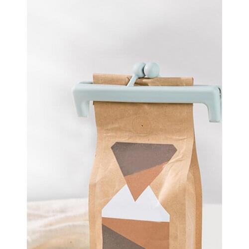 2Pcs/Set Sealing Clip Button Design Dust-Proof PP Snacks Food Bag Clamp Kitchen Accessories