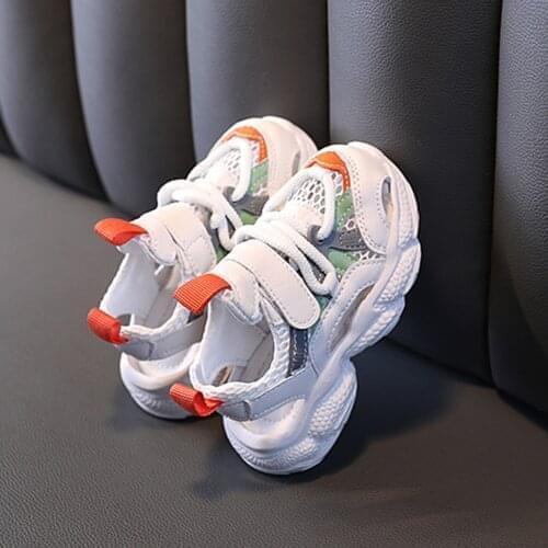 2021 Kids Shoes Antislip Soft Baby Sneaker Toddler Infant Kids Baby Girls Boys Mesh Breathable Shoes Sport Sandals Sneakers