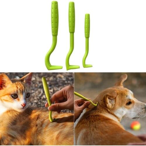 3Pcs Pain-Free Tick Remover ABS Durable Pet Flea Remover Dogs Cats Horses People Child Avoid Infection Tick Removal Pet Supplies