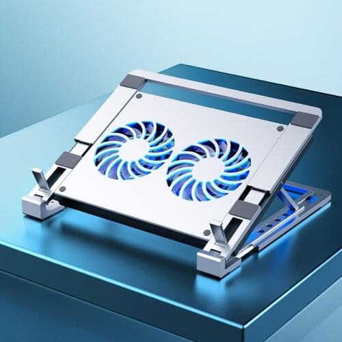 Aluminum Cooling Laptop Tablet Stand Holder For MacBook Pro Air iPad Samsung IPhone HUAWEI Xiaomi Notebook Computer Stands Mount