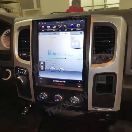 12.1' For Dodge RAM 2008-2019 Android Radio 4+64G Tesla Multimedia Player GPS Navigation Radio Head Unit Stereo Autoradio Player