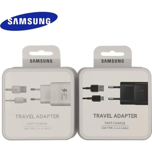 Samsung Fast Charger USB Power Adapter 9V 1.67A Quick Charge Type C Cable for Galaxy A30 A40 A50 A70 A60 S10 S8 S9 Plus note 8 9