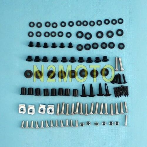 For Honda CBR600F4 CBR600F4i CBR 600 F4 F4i Complete Fairing Bolt Kit 1 Set Stainless Steel Screws Nut 1999 2000 2001 2002-2007
