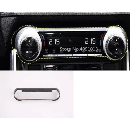 For Toyota Rav4 2019 2020 2021 Car Styling Inner Trim Conditioning Middle Air Condition Switch Button Outlet Vent Hoods 1pcs