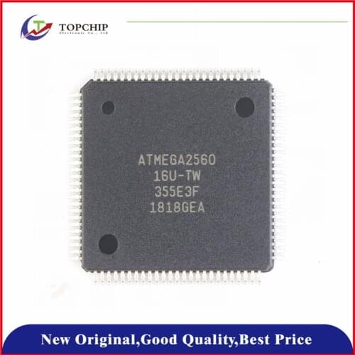 1Pcs New original ATMEGA2560-16AU MCU 8BIT 256KB FLASH 100TQFP