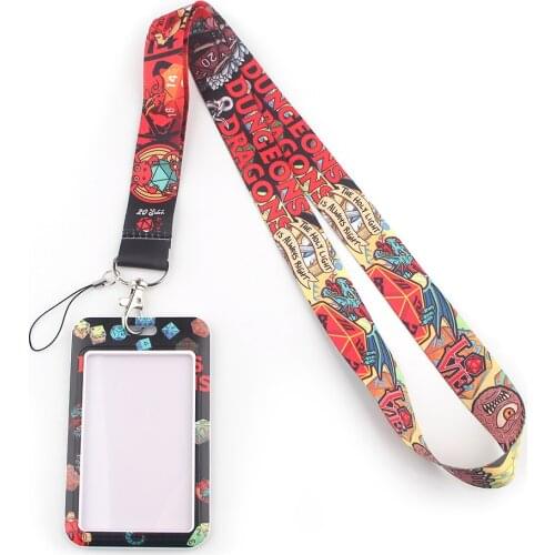 JF493 Game Key Chain Lanyard Neck Strap for Phone Keys ID Card Cartoon Lanyards Key Holder Gifts