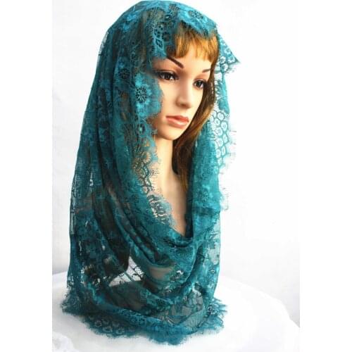 Catholic Church Lace Veil Lace Mantilla Lady Head Covering Infinity Scarf Veil