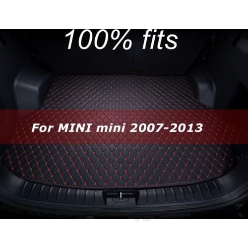 Car trunk mat for MINI mini Hatchback two doors four seats 2007-2013 cargo liner carpet interior accessories cover