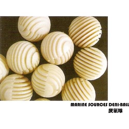 MARINE SOURCES Anaerobic Ball Denitrifying Bacteria Culture Ball White Ball Nitrate Remover Applicable Strains