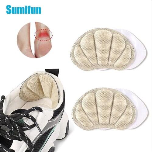 2pcs Heel Protector Sticker Adjust Adhesive Heel Liner Grips Protection Paste Patch Skin Anti Abrasion Pain Relief Foot Care