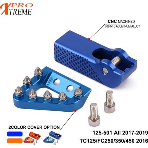 Rear Brake Pedal Step Tips & Gear Shifter Lever Tip For Husqvarna TC125 FC250 FC350 FC450 2016 FE TC FC TE 2017 2018 2019