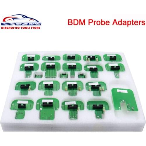 BDM Probe Adapters Full Set 22PCS for KTAG KESS K-TM Dimsport LED BDM Frame ECU RAMP Adapters