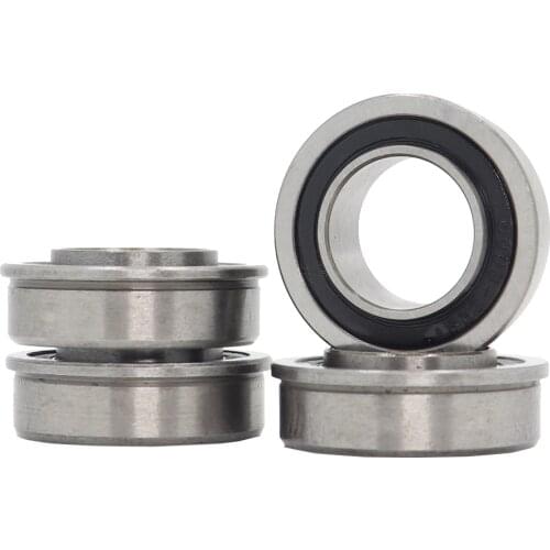 F6003 F6003RS Bearing F6003-20-2RS 20x35x11 mm ABEC-1 4PCS Flange Ball Bearings F6003-RS Garden Cart Wheel Bearing