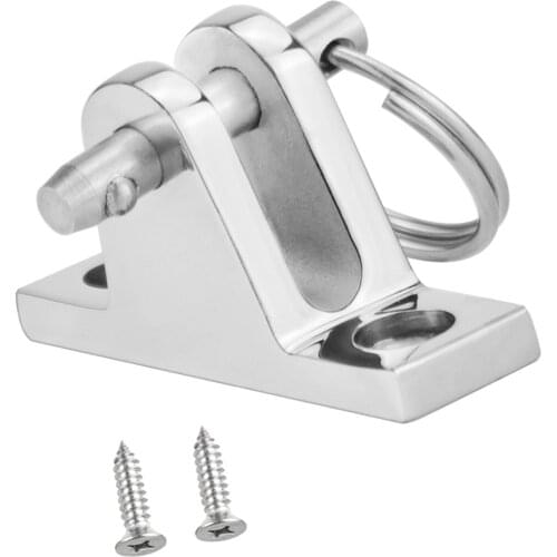 Stainless Steel De Hinge Boat Bimini Top Fitting 90 Degree Pin