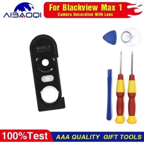 Rear Camera Glass lens For Blackview Max 1 Back Camera Decoration Frame Replacement Accessories Replacement Parts Free Tools
