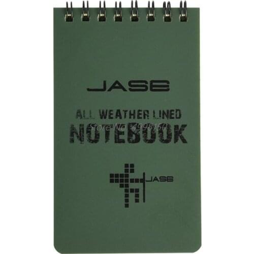 Tactical Notebook All Weather Waterproof Writing Paper Note Book Military Outdoors Camping Dropship