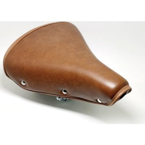 Q841 Free Shipping Retro Bicycle Seat Retro Commuter Car Pu Bikes Saddle Super Soft Bicycle Saddle 250*200mm