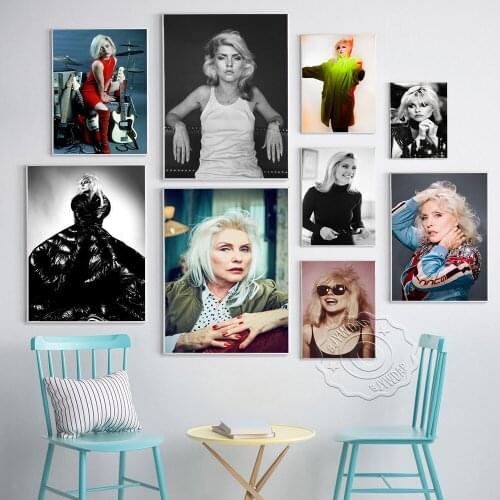 Debbie Harry Famous Singer Vintage Art Print Poster, Star Fashion Illustration Photography Wall Stickers, Modern Home Decor Gift