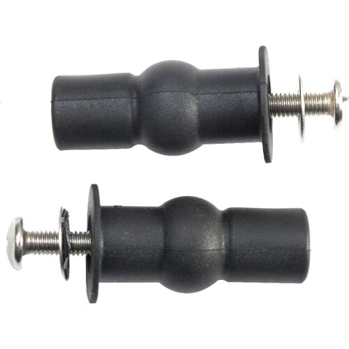 1Pair Accessories Toilet Seat Expansion Screw Hinges Tool Easy Install Small Rubber Top Home Universal Fixing Professional Nuts