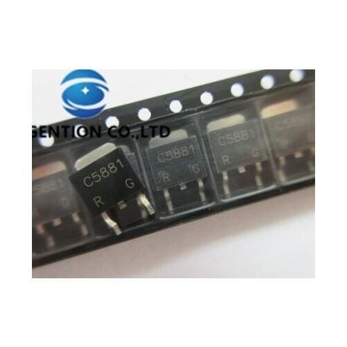 10PCS 2SC5881 C5881 TO-252 60V 5A NPN transistor in stock 100% new and original