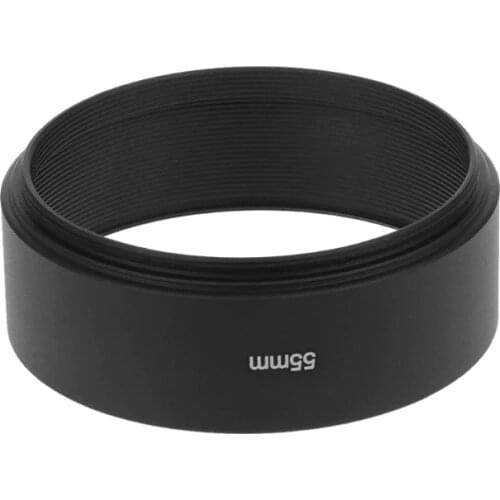 49MM/52MM/55MM/58MM/62MM/67MM/72MM/77MM Metal Universal Long Focus Lens Hood Screw-In Mount For Canon DSLR SLR Camera