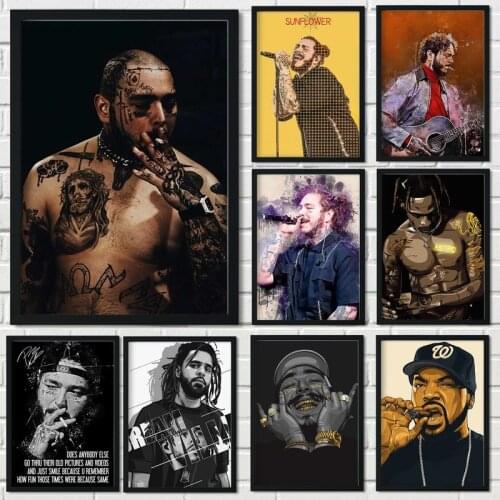 5D Diamond Painting Simle Post Malone Poster Hip Hop Rapper Music Singer Star Diamond Embroidery Picture Mosaic Handmade Art