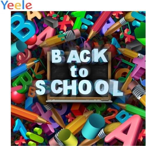 Back To School Student Photophone Baby Child Portrait 3D Photographic Backdrops Custome Photography Backgrounds For Photo Studio