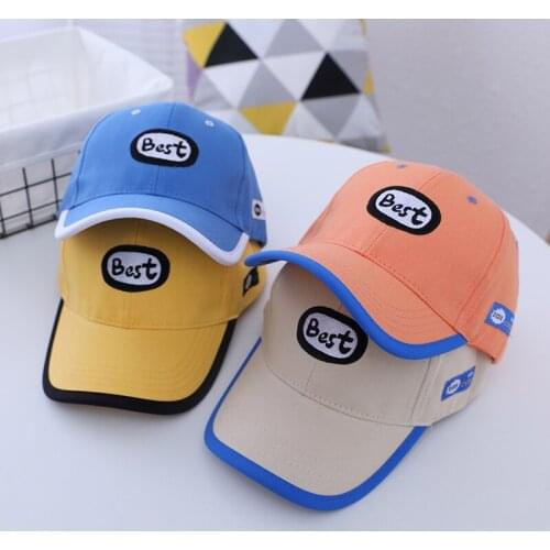 Doitbest 2021 Children Baseball Cap Autumn Spring embroidery BEST Letter kids Hats Boys Girls Caps child snapback Hat gorras