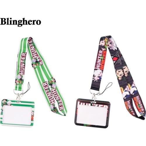 CB631 Anime Hunter Hot Keychain Straps Rope Cell Phone Neck Strap Lanyard for ID Card Key Chain DIY Lanyard Hanging Rope
