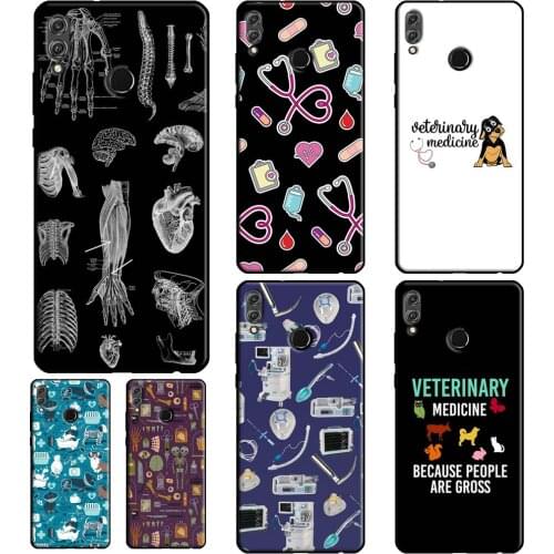 X-Ray Veterinary Medicine For Huawei Honor 20 Pro 4C 6C 7C 7A 8A 9A 7S 8S 9S 8X 9X 10i 8 9 10 10X Lite Phone Cover
